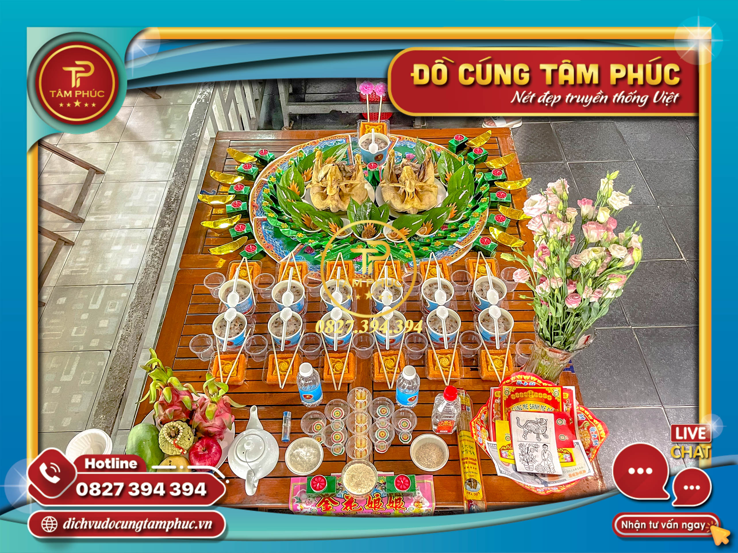 Mâm cúng Căn cho các bé 3,6,9,12 tuổi